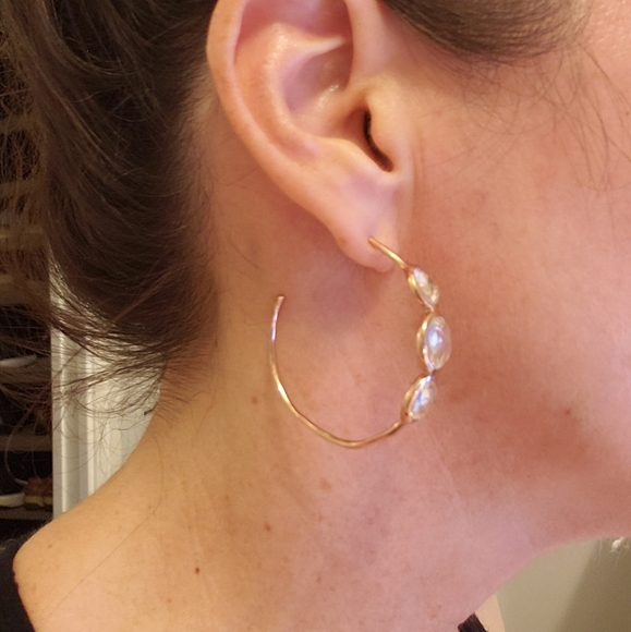 Ippolita candy 3 stone hoops - Picture 4 of 6